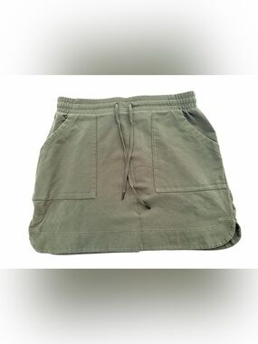CALIA by Carrie Underwood Olive Green Mini Skirt